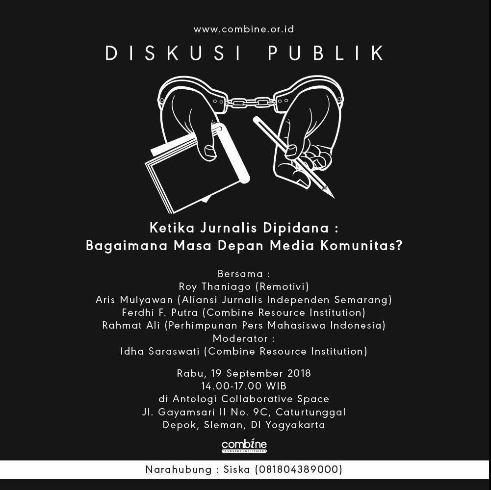 Perlindungan Hukum bagi Jurnalis Warga dan Media Komunitas Kembali Dipertanyakan