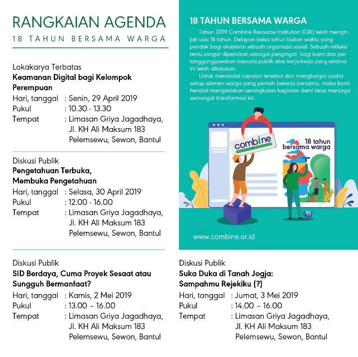 (Refleksi) Delapan Belas Tahun bersama Warga